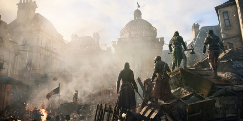 Маскування під робітника. Гравець виявив в Assassin’s Creed Unity унікальний спосіб сховатися від ворогів