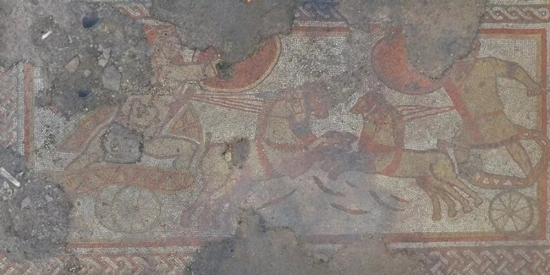 Несподівано. У Великій Британії знайшли давньоримську мозаїку, присвячену Троянській війні