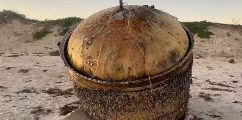 В Австралії з’ясували походження таємничого купола, викинутого на берег два тижні тому
